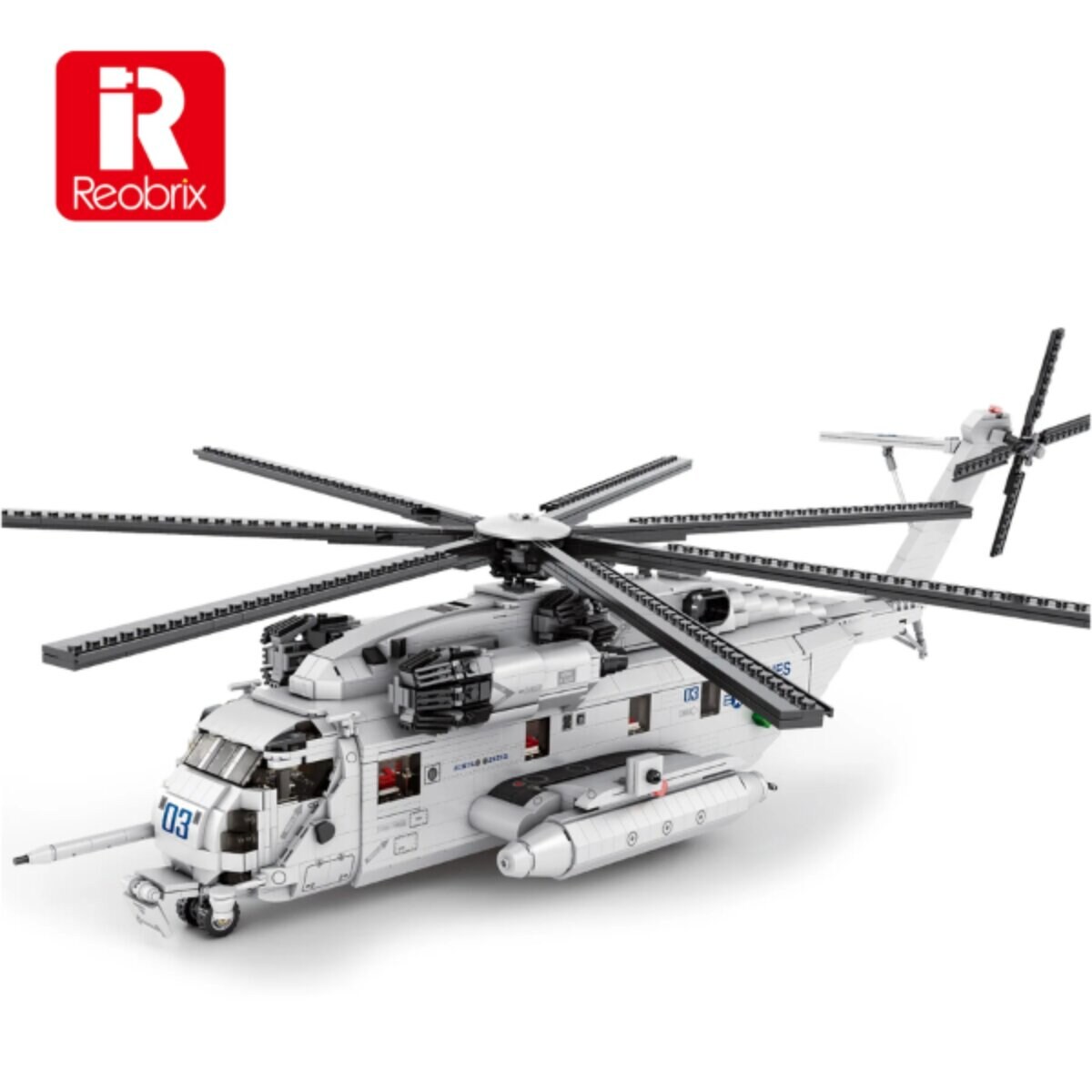 Reobrix 33037 CH-53E Transporthubschrauber Klemmbaustein 2192 Teile ab 14