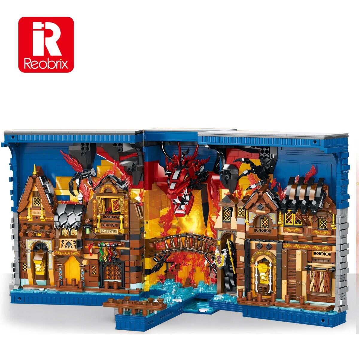 Reobrix 66035 Hobbit Buch Klemmbaustein Diorama 3334 Teile ab 14