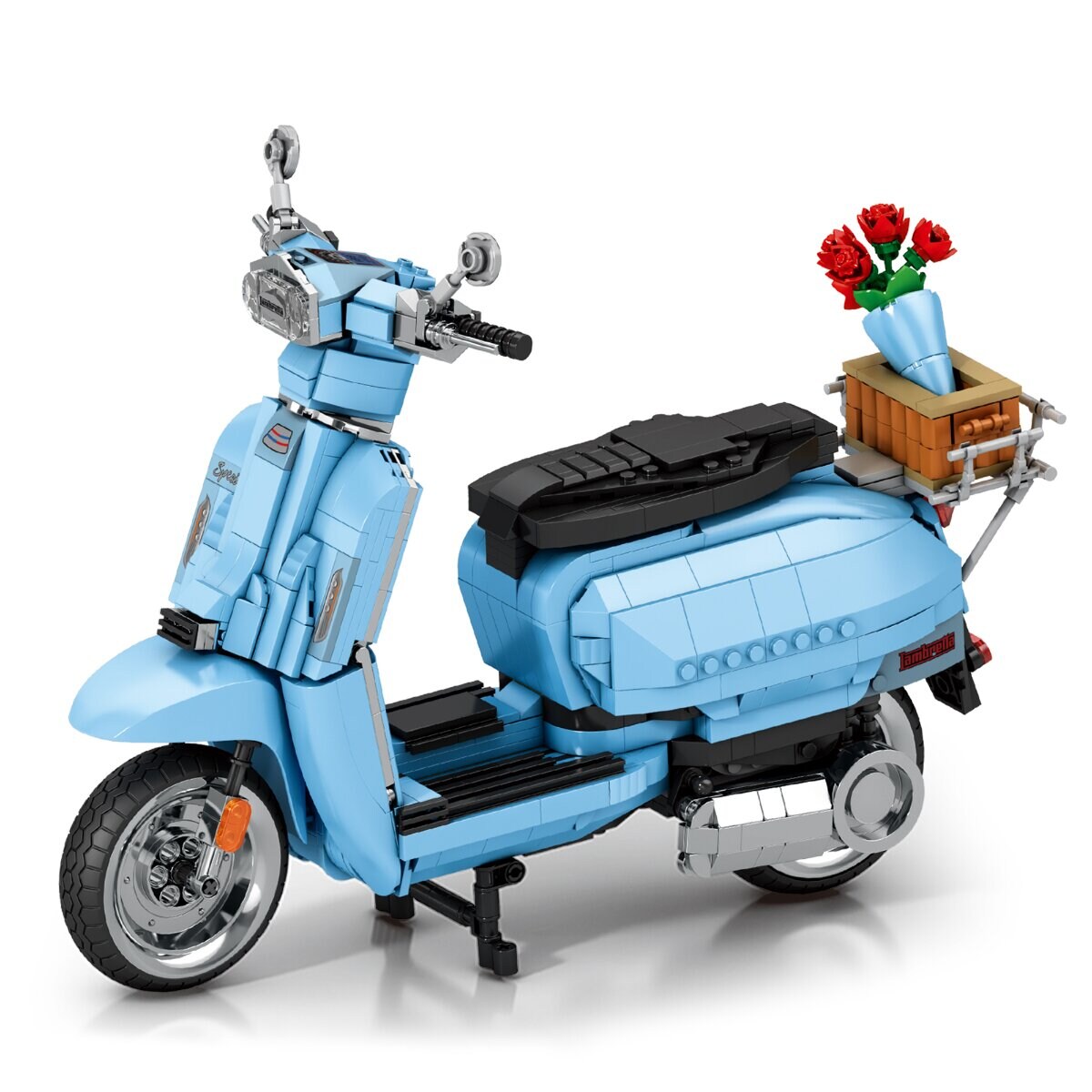 Reobrix 11037 Motorroller Klemmbaustein Modell Blau 1106 Teile ab 14