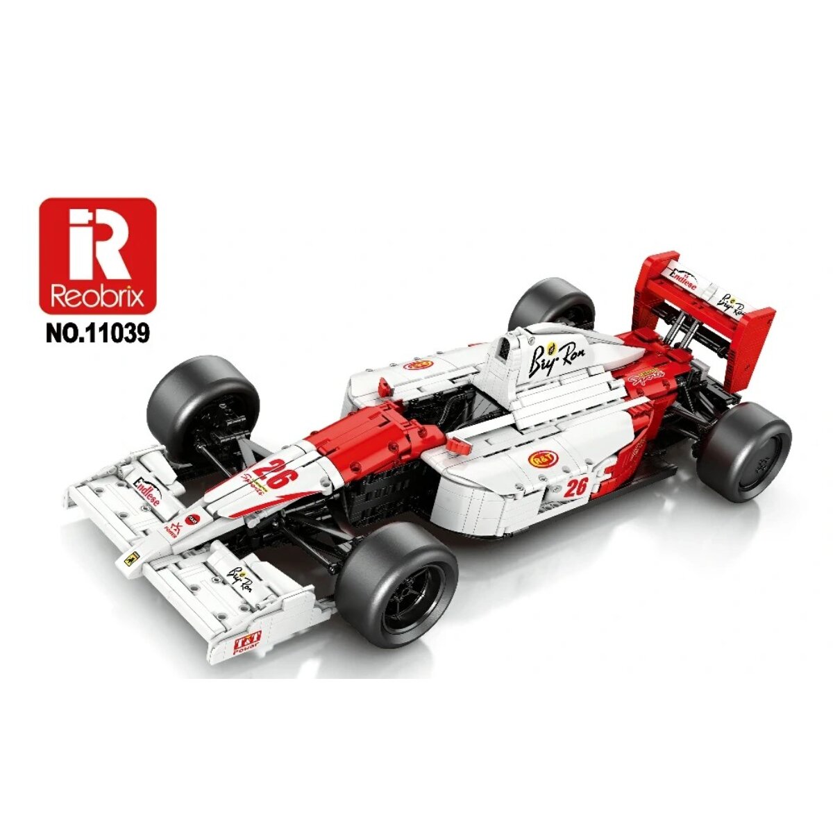 Reobrix 11039 Rennwagen Klemmbaustein Modell 2800 Teile ab 14 - Bild 1