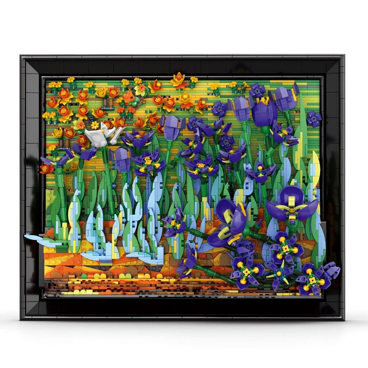 Reobrix 66701 Iris Blumenbild Klemmbausteine 3480 Teile ab 14