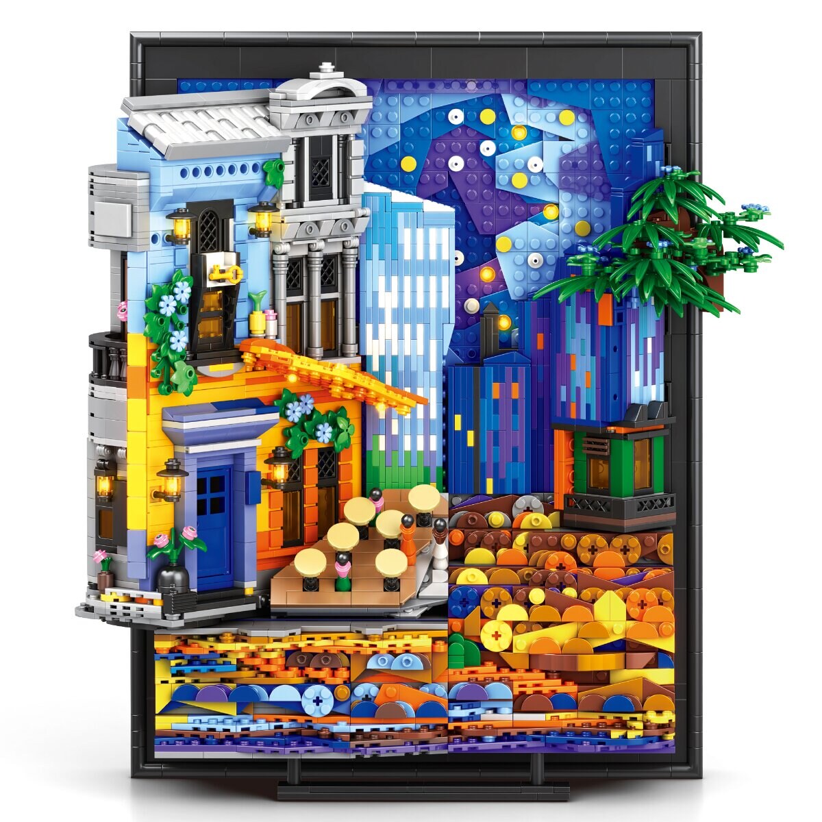 Reobrix 66702 Sternennacht Café Wandbild 2678 Teile ab 14