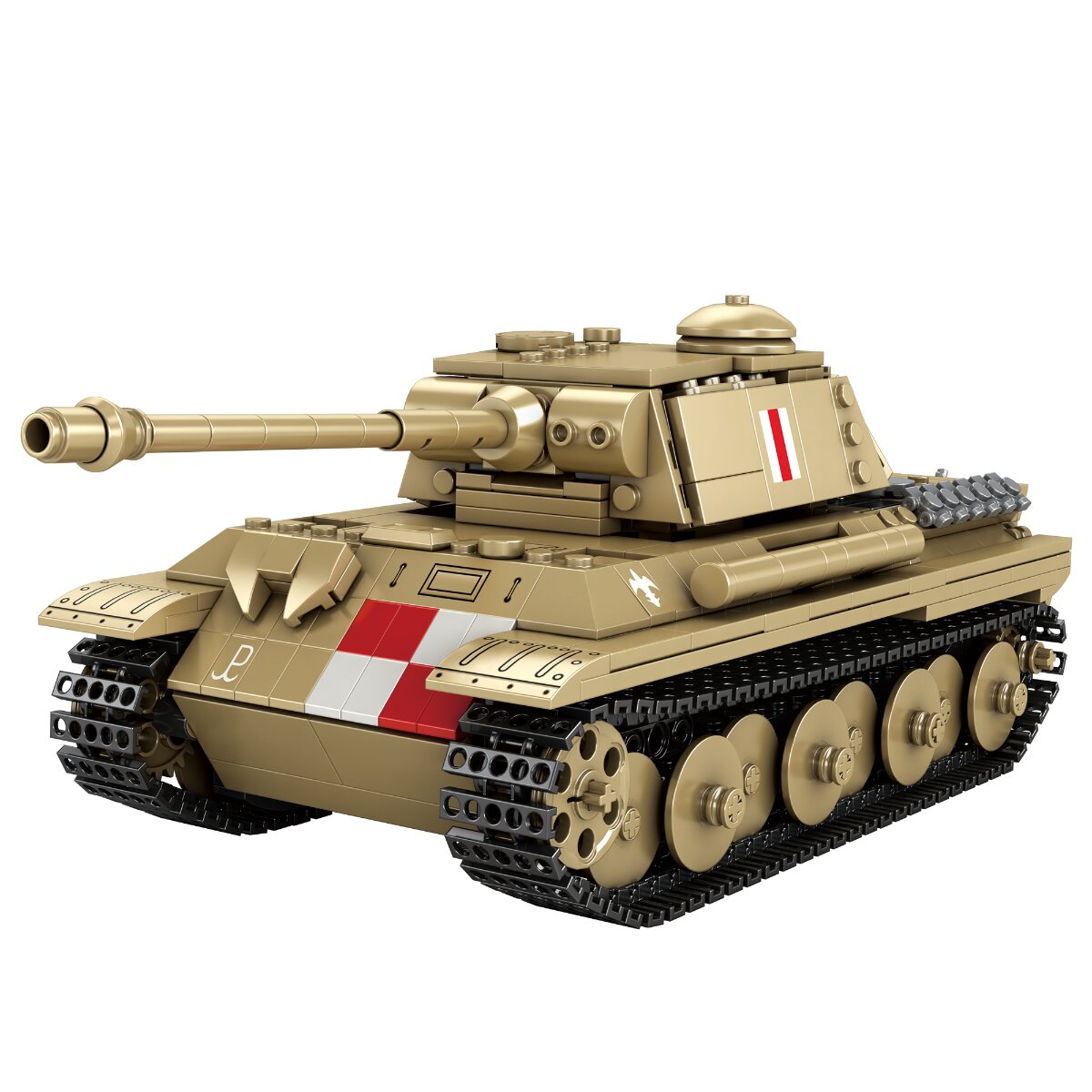 Reobrix 77033 AMX 13 Panzer Klemmbaustein Set 1037 Teile ab 14 - Bild 1