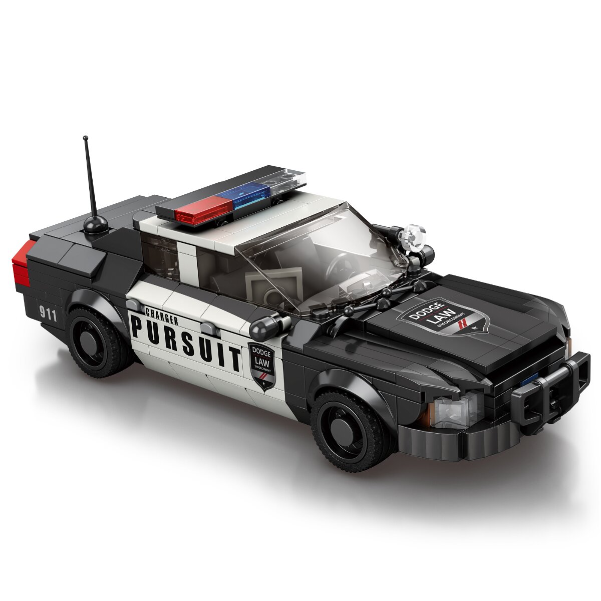 Reobrix 816 Polizeiwagen 1:24 Klemmbaustein Auto 404 Teile ab 14 - Bild 1
