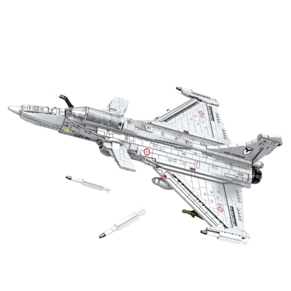 Reobrix 33035 Kampfjet Klemmbaustein Flugzeug 2099 Teile ab 14