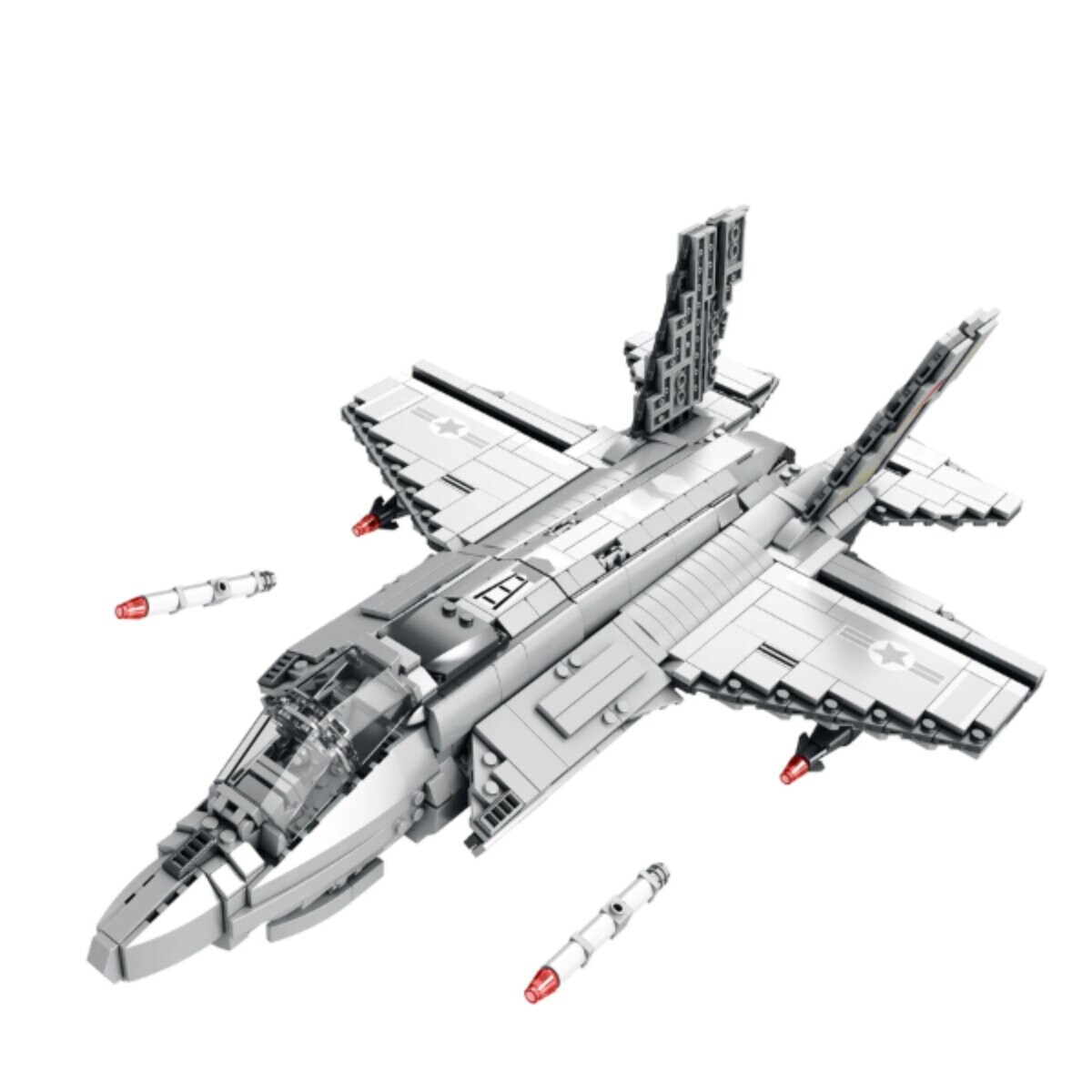 Reobrix 33021 Kampfjet Klemmbaustein Flugzeug 1600 Teile ab 14