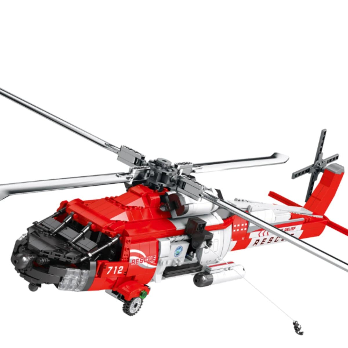 Reobrix 33026 Rettungshubschrauber Klemmbaustein 1137 Teile ab 14 - Bild 1