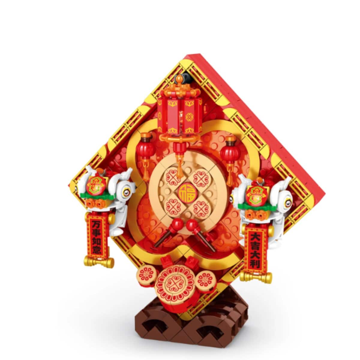 Reobrix 569 L&ouml;wenfigur Klemmbaustein Deko 498 Teile ab 14 - Bild 1