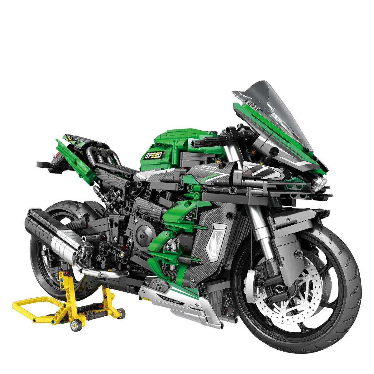 Reobrix 570 Motorrad 1:5 Klemmbaustein 2088 Teile ab 14 - Bild 1