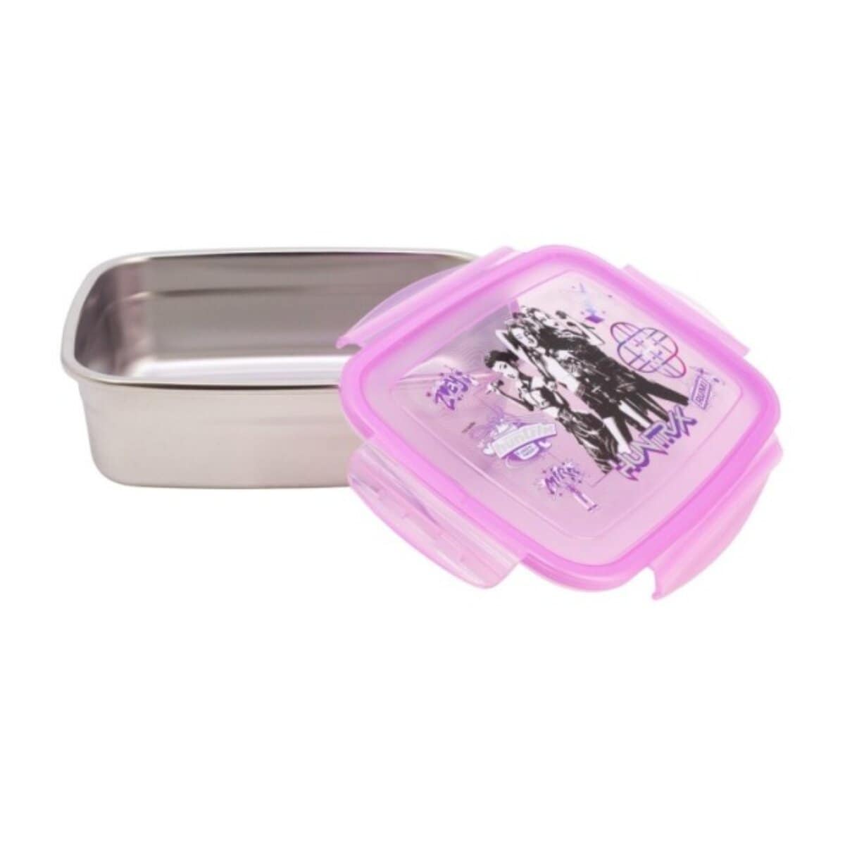 KPop Demon Hunters Brotdose Edelstahl Lunchbox f&uuml;r Schule Freizeit - Bild 1