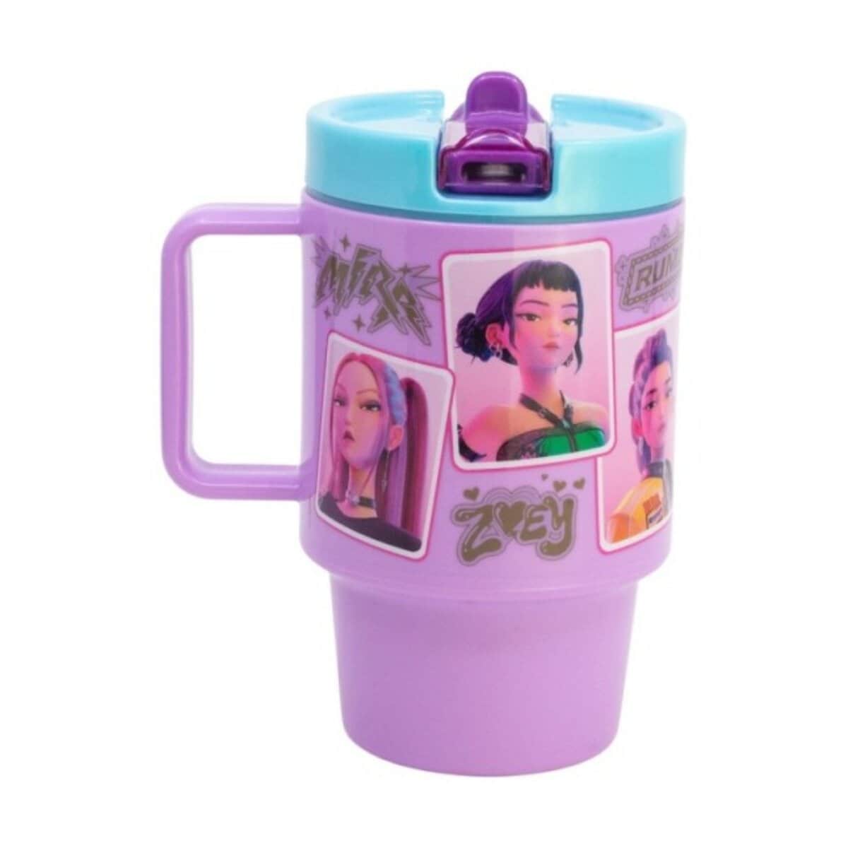 KPop Demon Hunters Becher 530 ml Kinder Trinkbecher f&uuml;r Schule - Bild 1