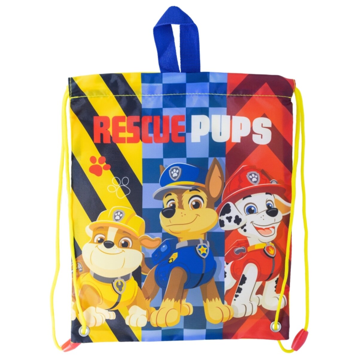 Paw Patrol Turnbeutel Rescue Pups f&uuml;r Jungen mit Kordelzug und Griffen - Bild 1