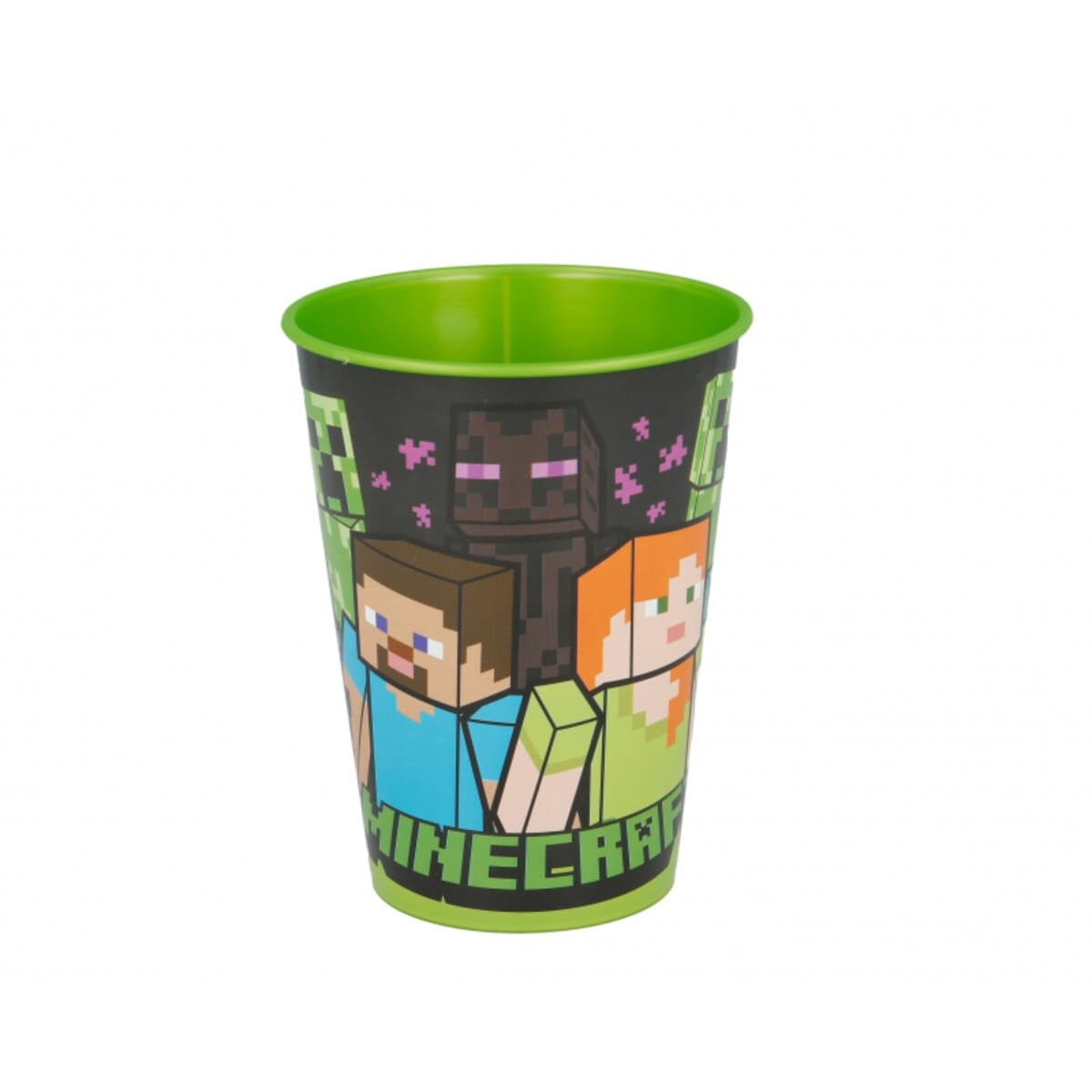 Minecraft Becher Kinder 260 ml Trinkbecher f&uuml;r Kita & Fr&uuml;hst&uuml;ck - Bild 1