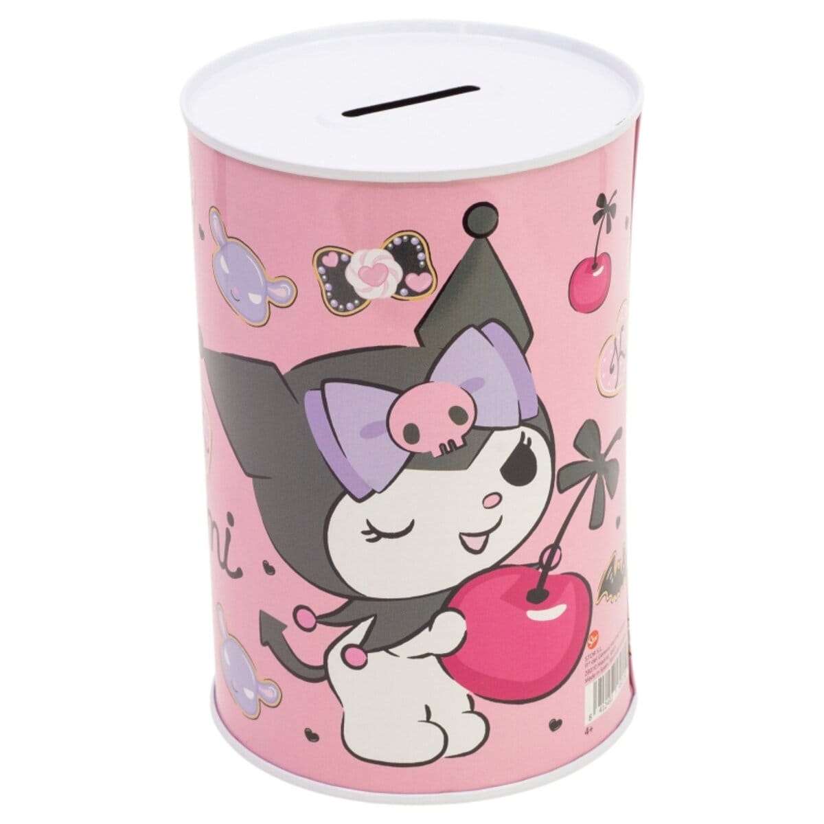 Hello Kitty Kuromi Spardose bedruckt aus Metall 15 &times; 10 &times; 10 cm - Bild 1