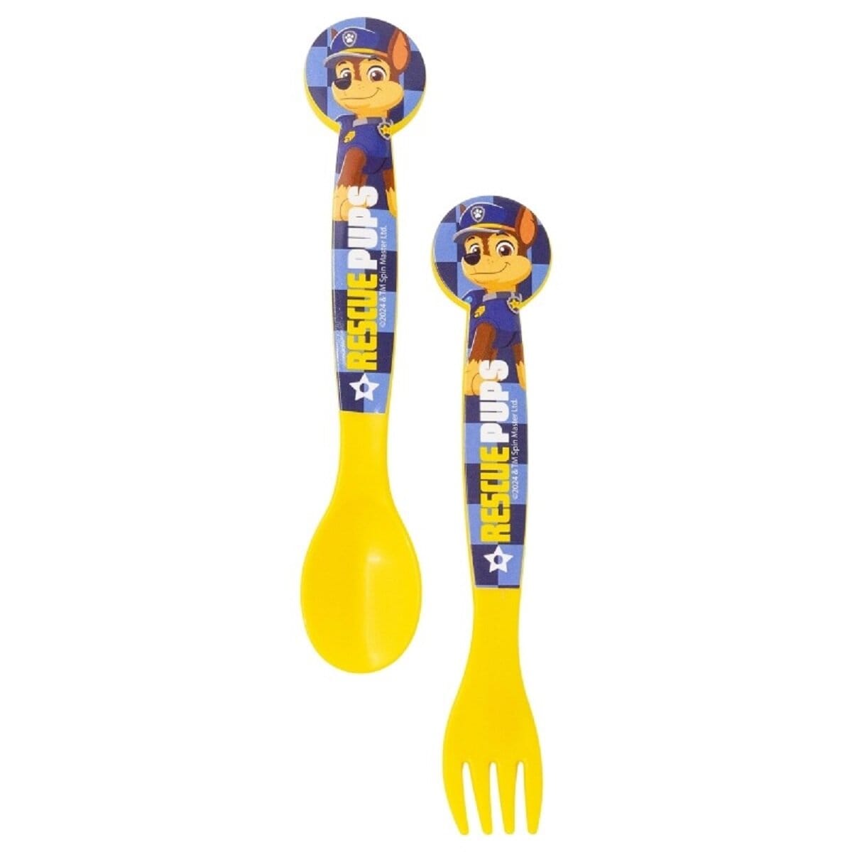 Paw Patrol Kinderbesteck L&ouml;ffel und Gabel f&uuml;r Kinder - Bild 1
