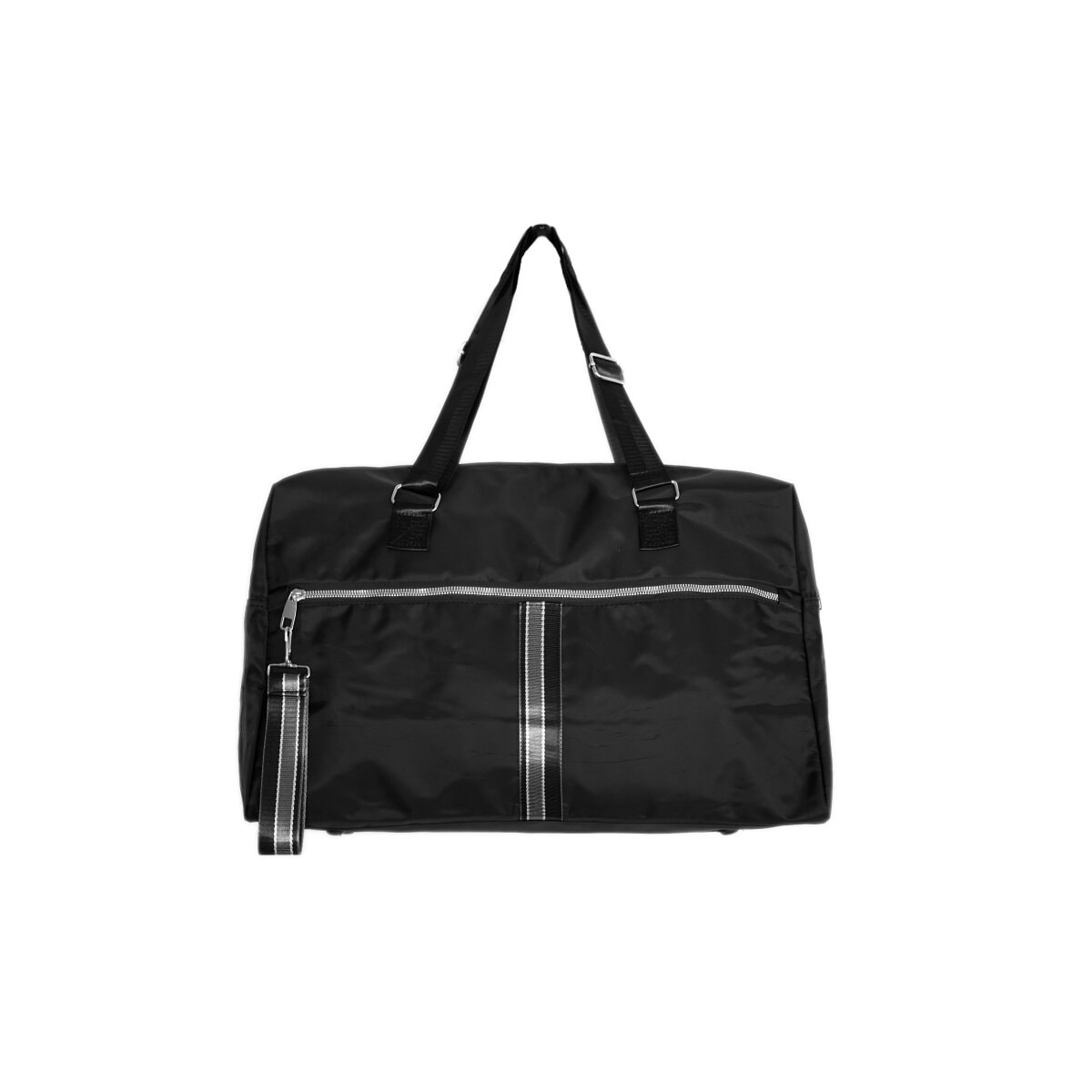 Reisetasche in Schwarz - Unisex Sporttasche mit Schultergurt - Bild 1