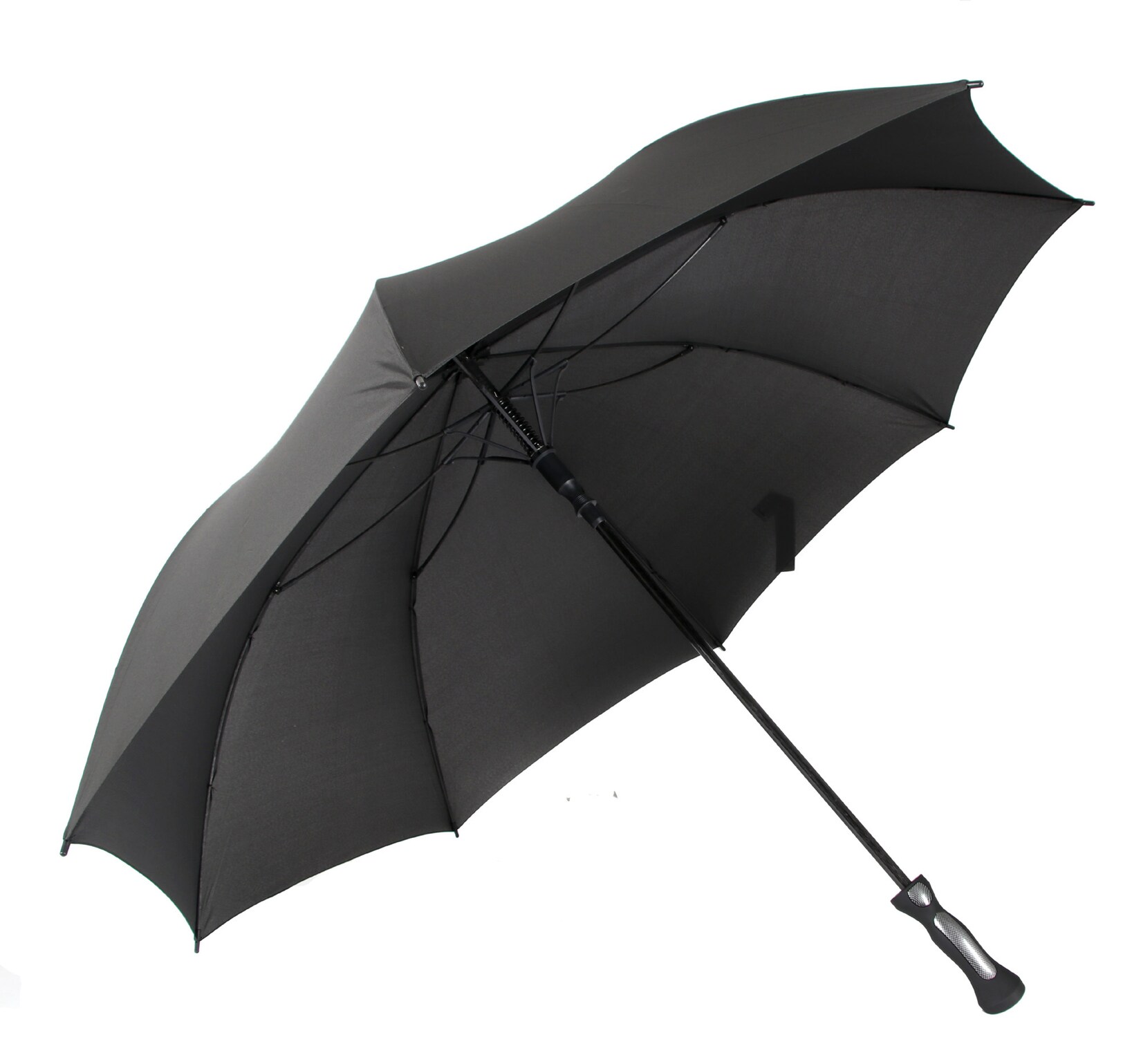 Teleskop Regenschirm Schwarz ø130 cm | 06948015759374