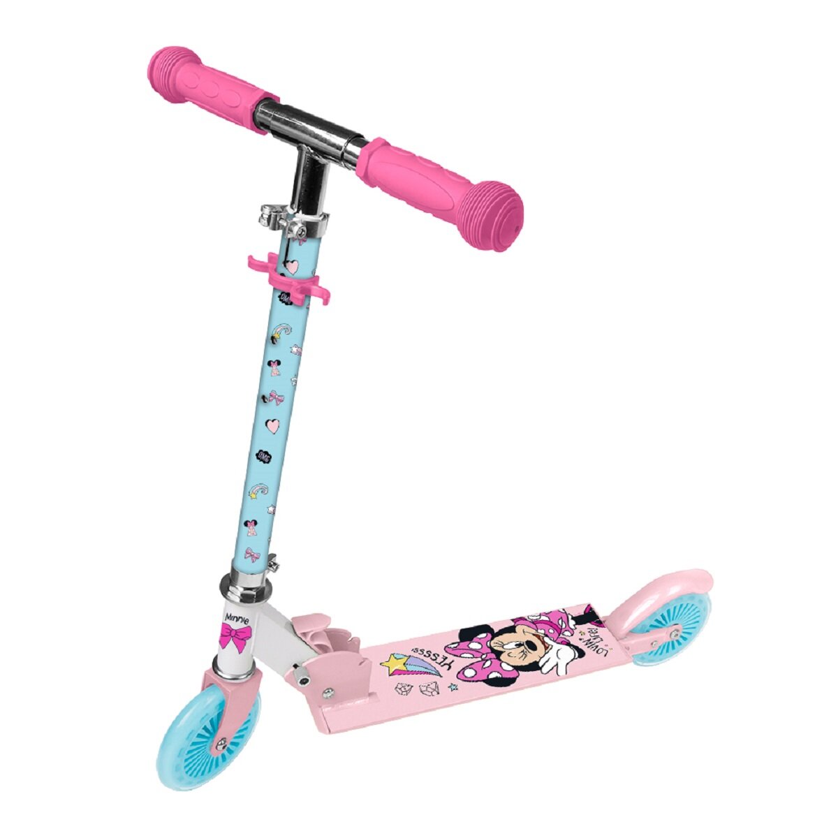 Minnie 2-Rad Scooter &ndash; Klappbar, rutschfest & sicher f&uuml;r Kinder - Bild 1