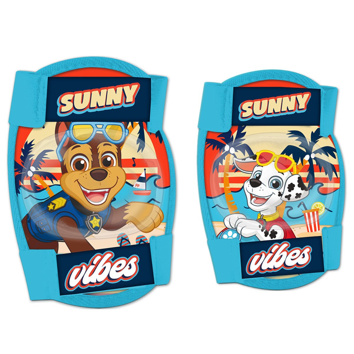 Paw Patrol Knie und Ellbogenschoner Kinder Protektoren Set Skates - Bild 1