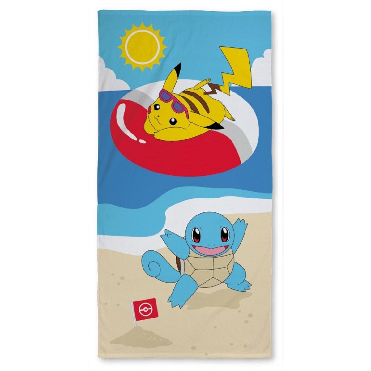 Pok&eacute;mon Handtuch 70x140 cm Baumwolle weich Badetuch saugf&auml;hig - Bild 1