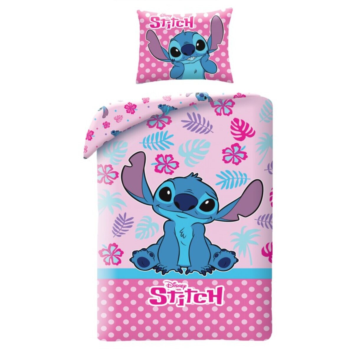 Disney Lilo & Stitch Bettwäsche 140 × 200 cm Baumwolle Bettbezug