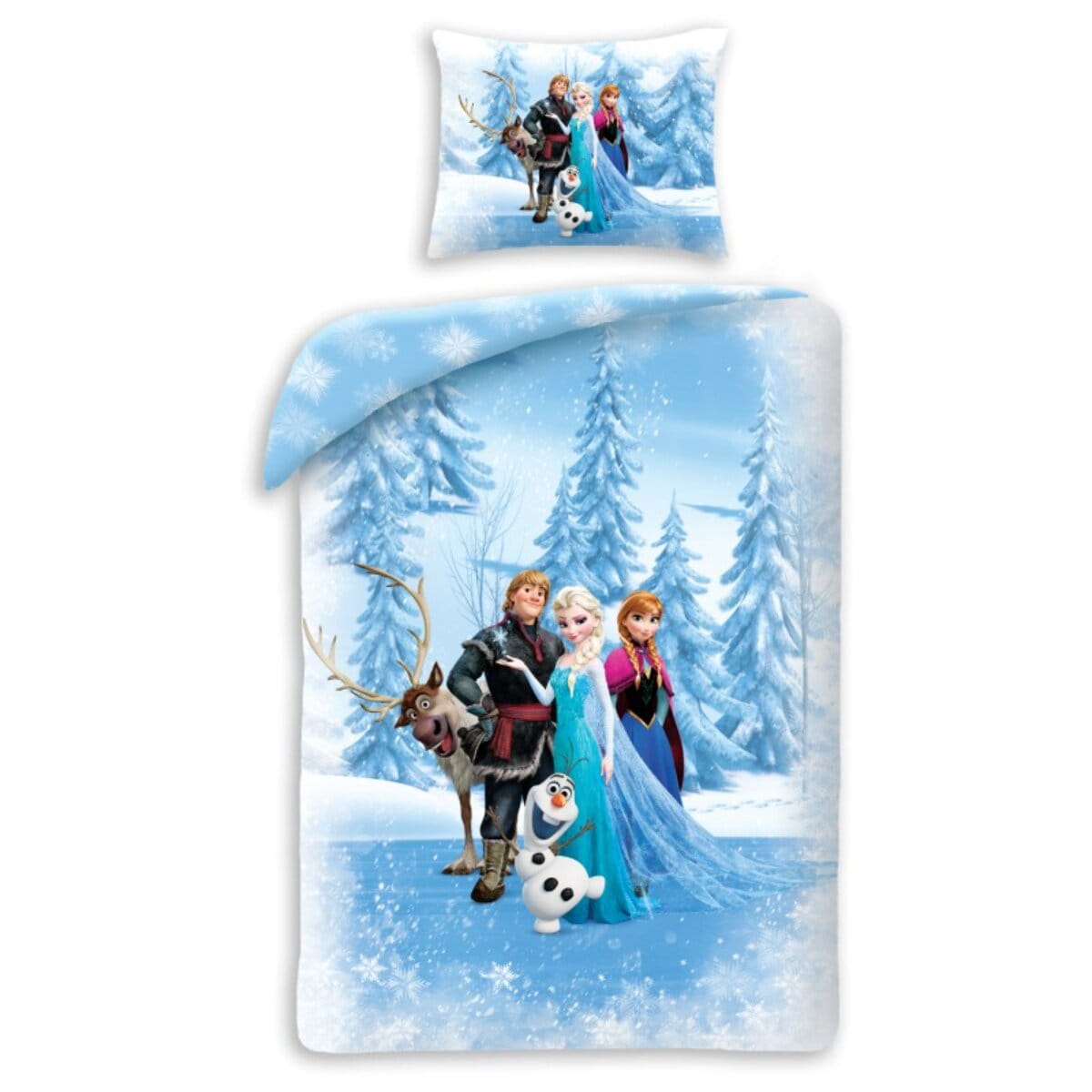 Disney Frozen Bettw&auml;sche 140 &times; 200 cm Baumwolle Bettbezug Kissenbezug - Bild 1