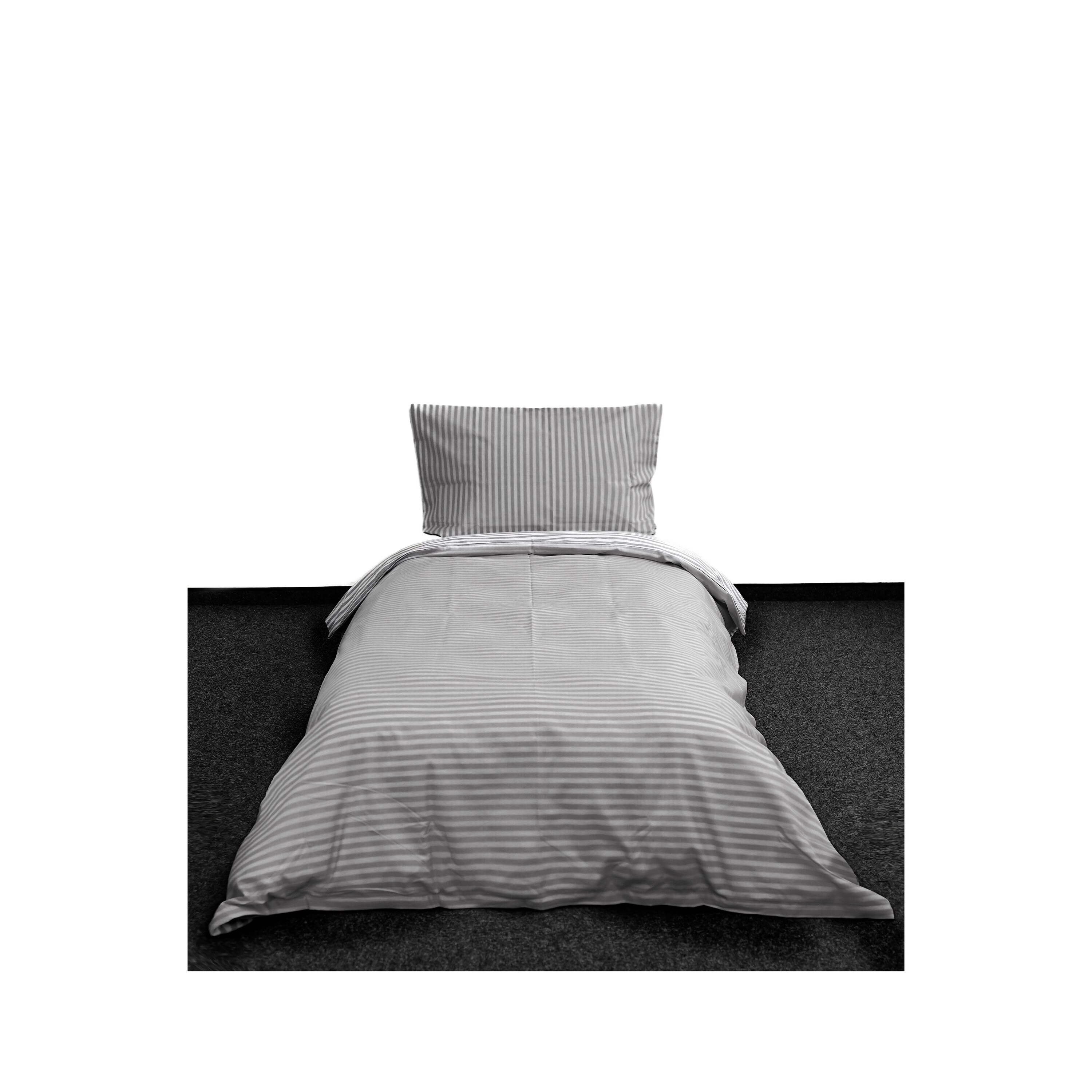 Gestreifte Bettwäsche 155x220 cm, Kissenbezug 80x80 cm online kaufen bei Netto