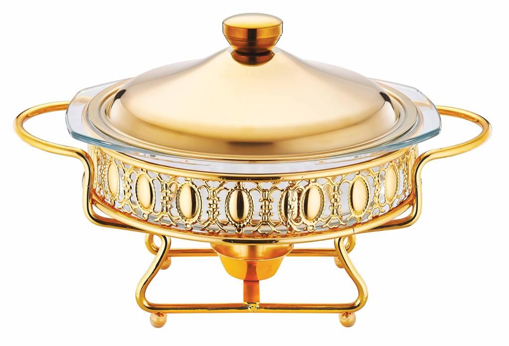 2L Speisew&auml;rmer mit Deckel und Teelichtkerzen - Bild 1