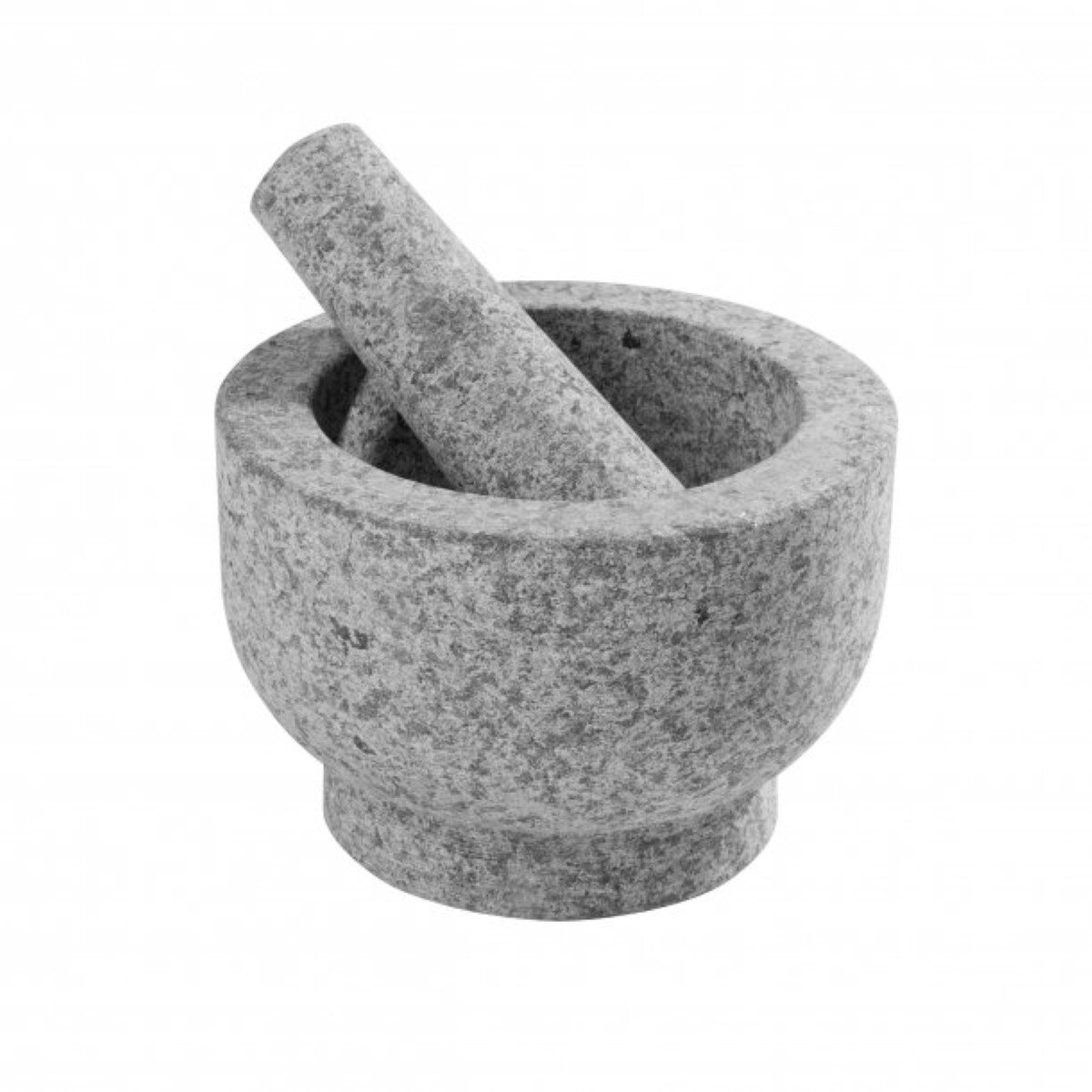 Granit-M&ouml;rser mit St&ouml;&szlig;el &oslash;15 cm - Vielseitig einsetzbar, ideal f&uuml;r K&uuml;che & Kr&auml;utergarten - Bild 1