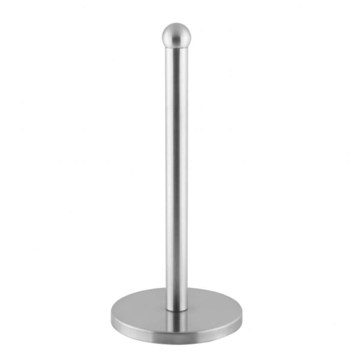 K&uuml;chenrollenhalter aus Edelstahl, &oslash;15 x 35 cm, mit stabilem Standfu&szlig; - Bild 1