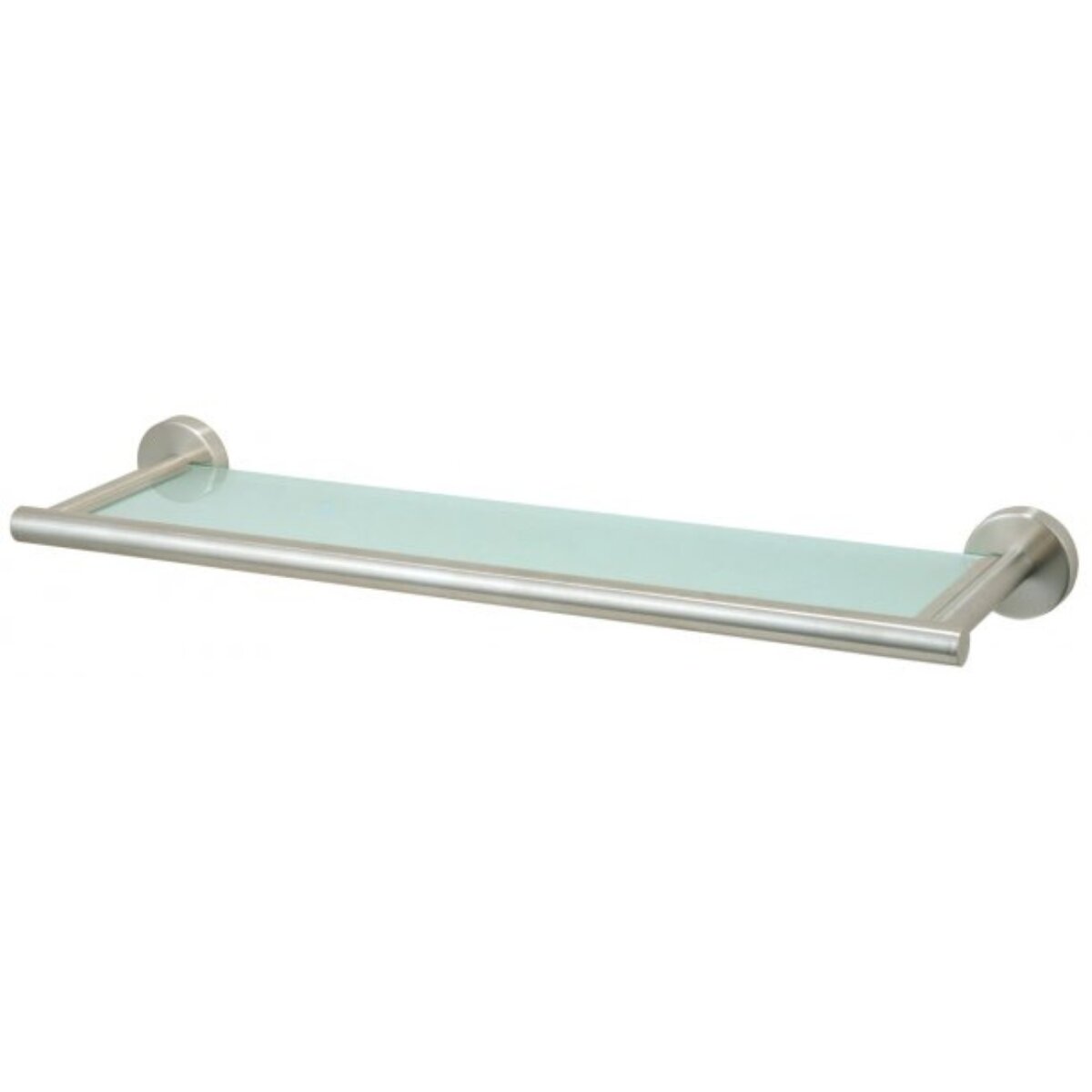 Neapel Wandablage aus Edelstahl & Glas - Wandregal f&uuml;r Bad & G&auml;ste WC - Bild 1