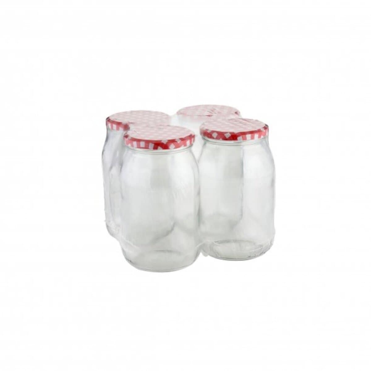 Einmachgl&auml;ser 948 ml - 4er Set mit Schraubdeckel, 8,5 x 16 cm - Bild 1