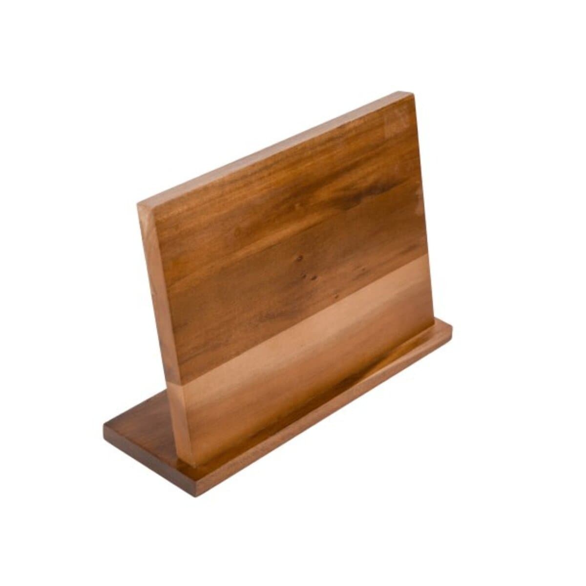 Magnetischer Messerblock aus Akazienholz mit Borsteneinsatz - 31 x 10 x 22 cm - Bild 1