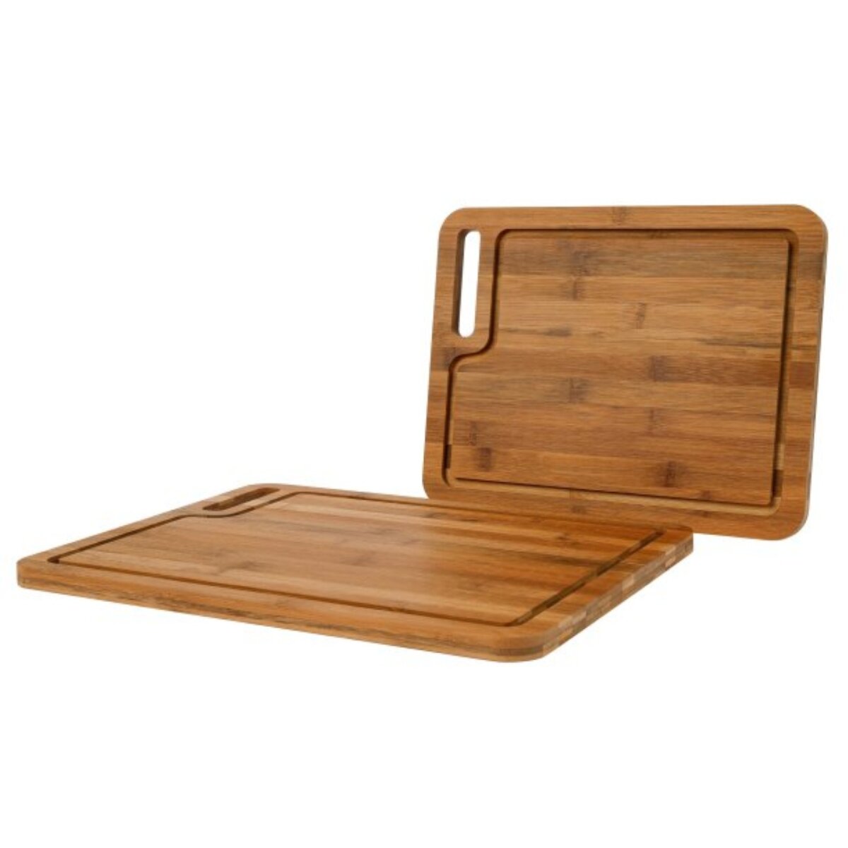 Schneidebrett Dima aus Bambus - 2-teilig mit Rille - Bild 1