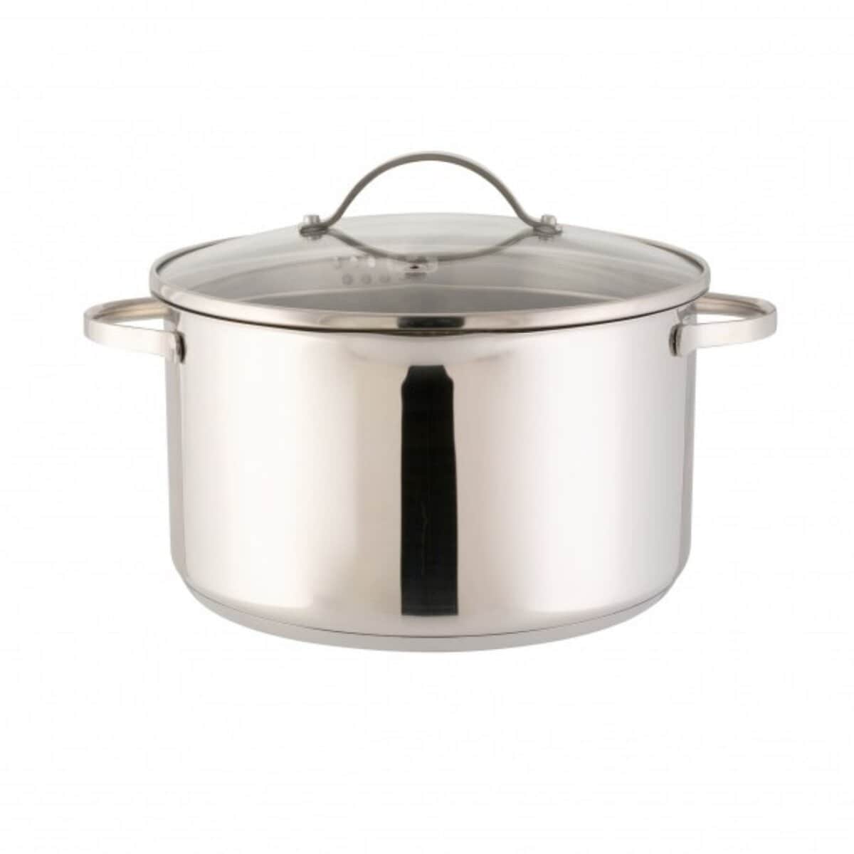 Pado Edelstahl Bratentopf mit Glasdeckel &oslash;24 cm - 5,2 L - Bild 1