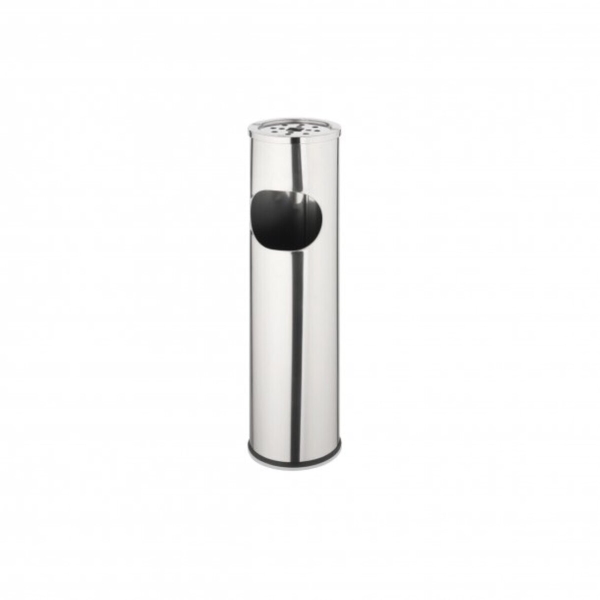 2-in-1 Standabfallbeh&auml;lter mit Aschenbecher, 10 L - &oslash;15 x 57 cm - Bild 1