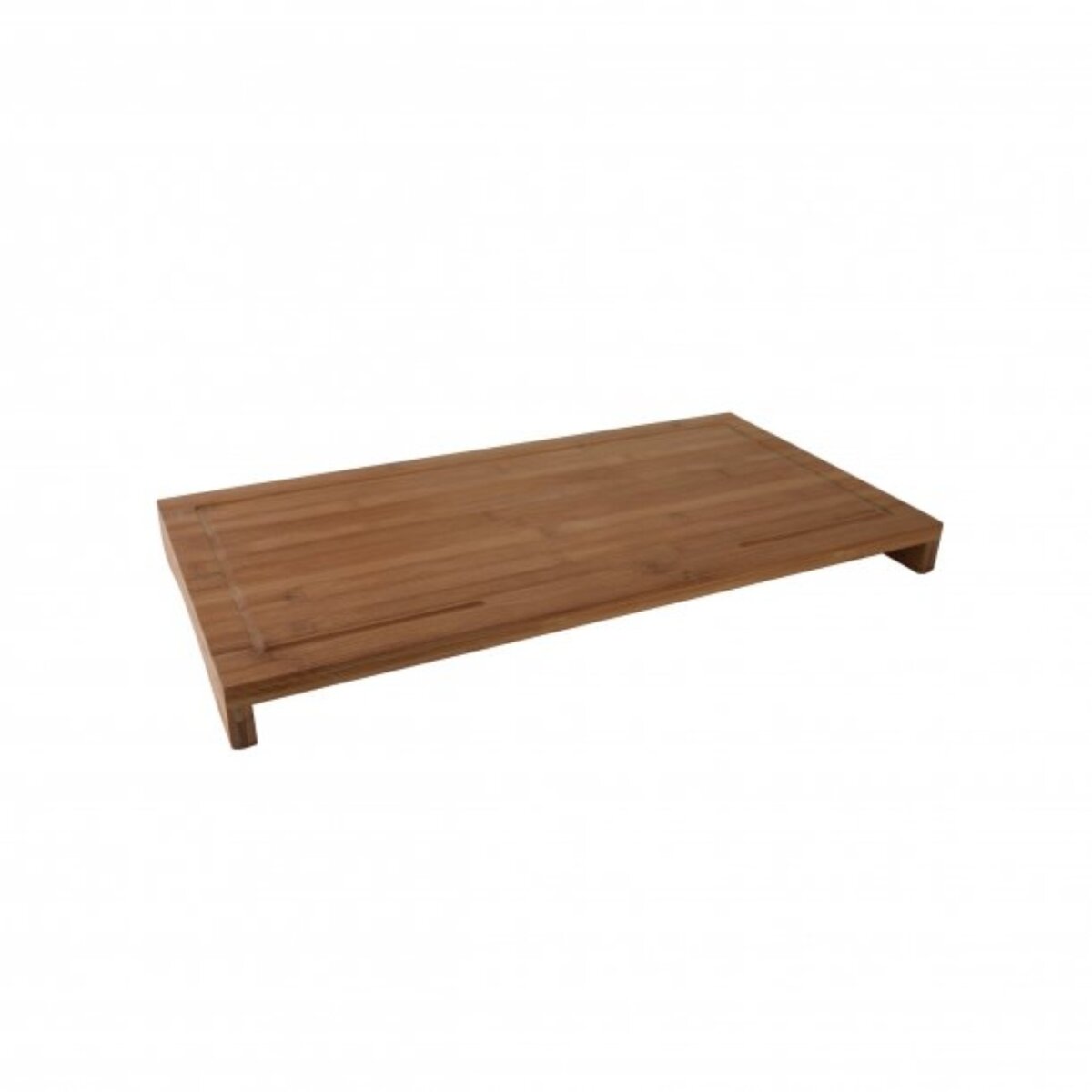 XXL Bambus Schneidebrett mit Saftrille - 54 x 28 x 4,5 cm - Bild 1