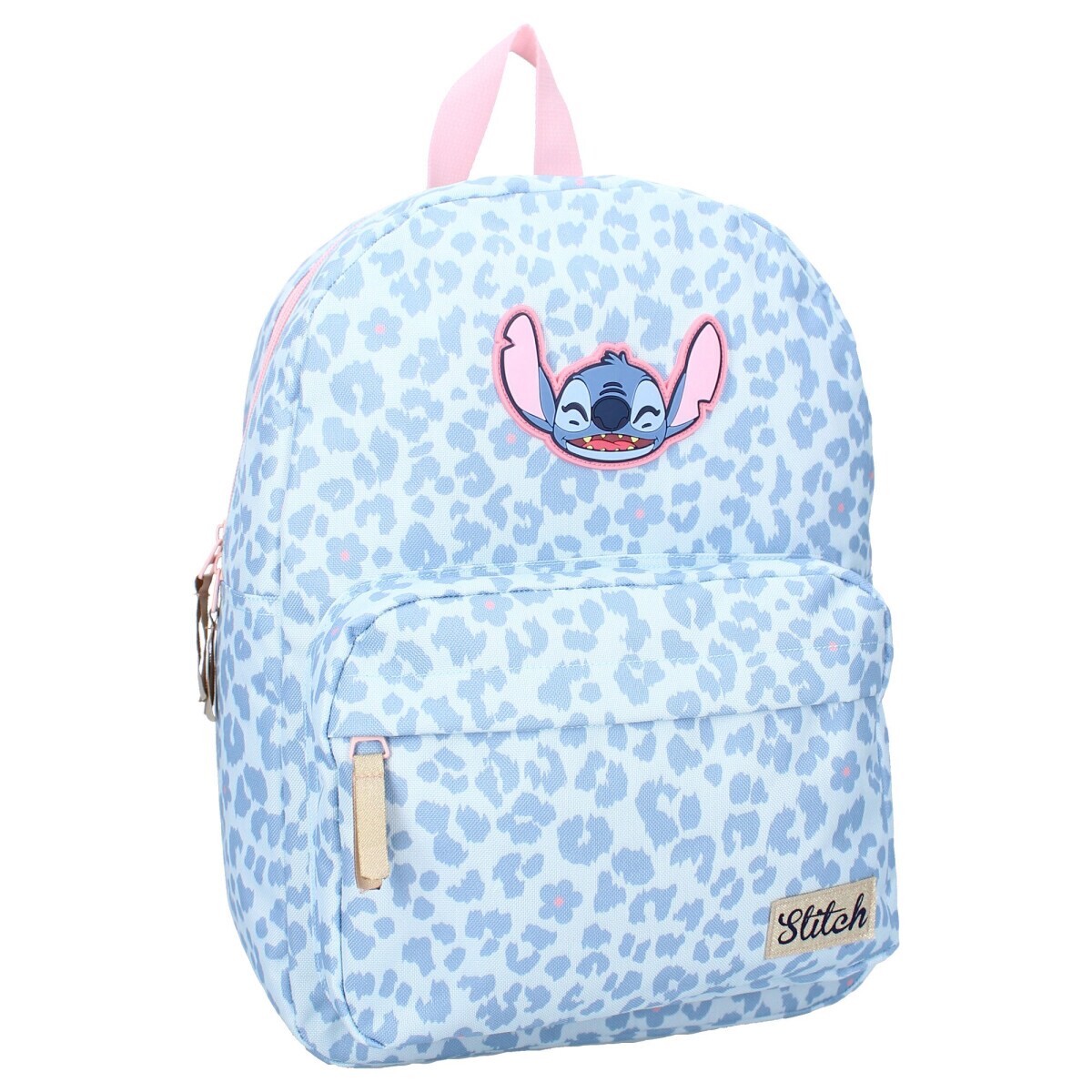 Disney Stitch Rucksack Kinder Blooming Bags Schulrucksack Lila Blumenm - Bild 1
