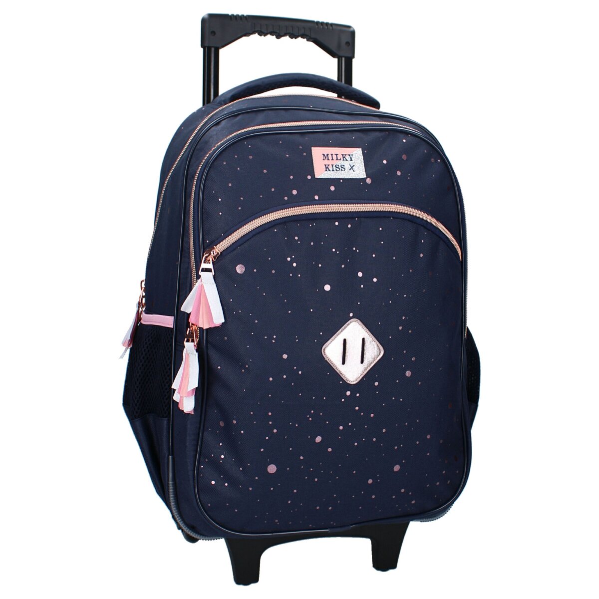 Milky Kiss Trolley-Rucksack Divine Days Dunkelblau mit Punkten - Bild 1