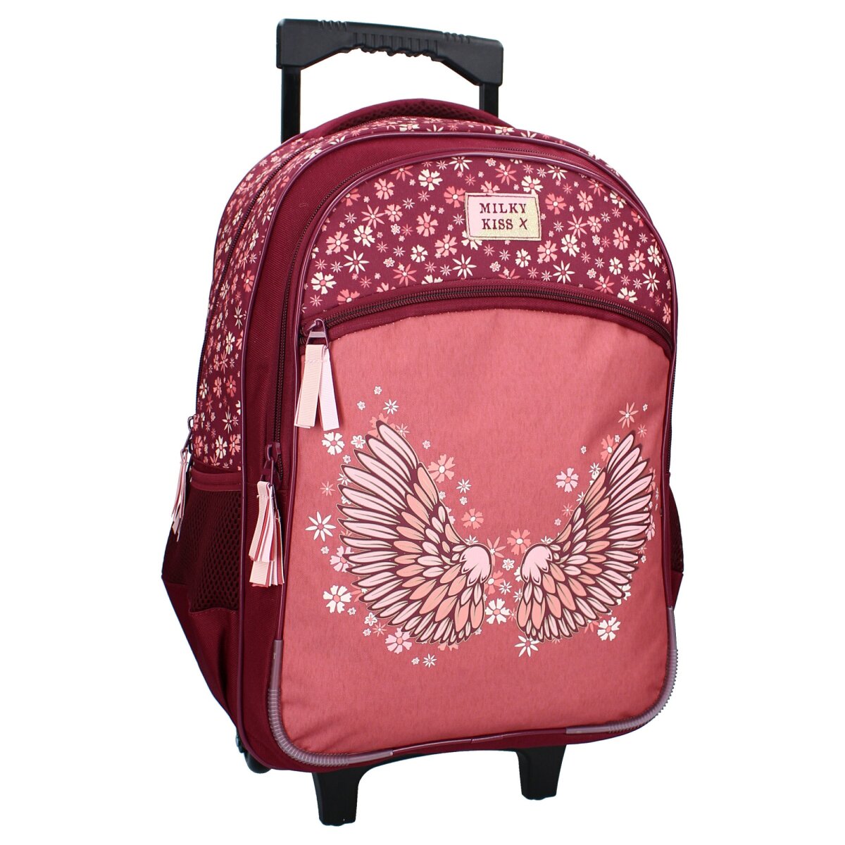 Milky Kiss Trolley-Rucksack Wild Bliss &ndash; Lila mit Blumenmuster - Bild 1