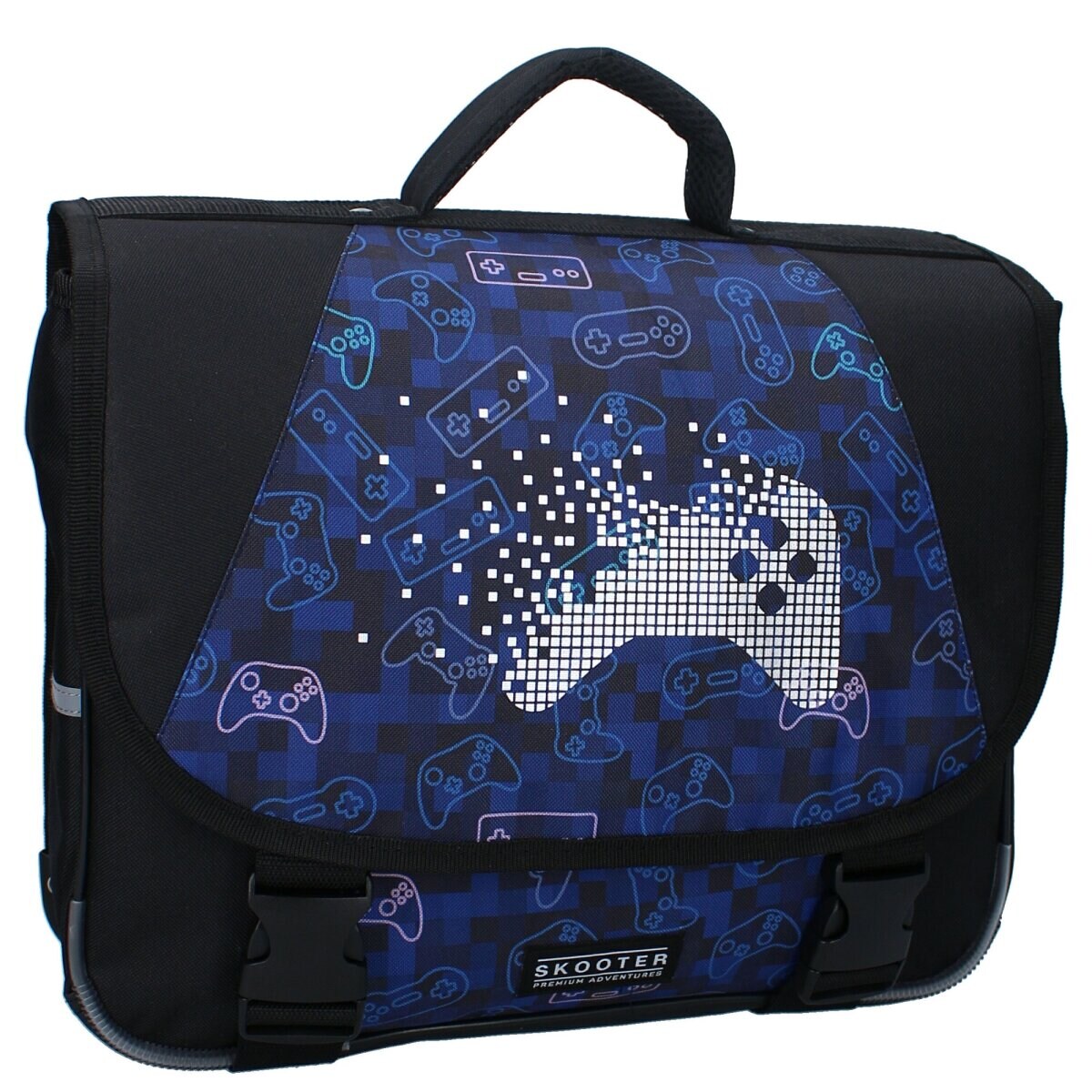 Skooter Rucksack Schule Jungen Gaming Schulranzen mit Vordertasche | 08712645323148