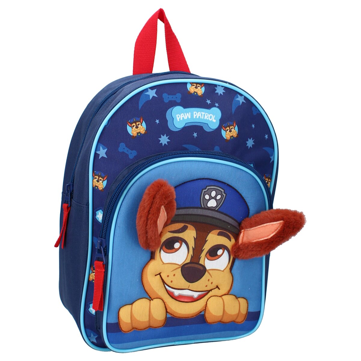 PAW Patrol 3D Kinder-Rucksack Chase mit Ohren &ndash; Blau &ndash; f&uuml;r Schule & Fr - Bild 1