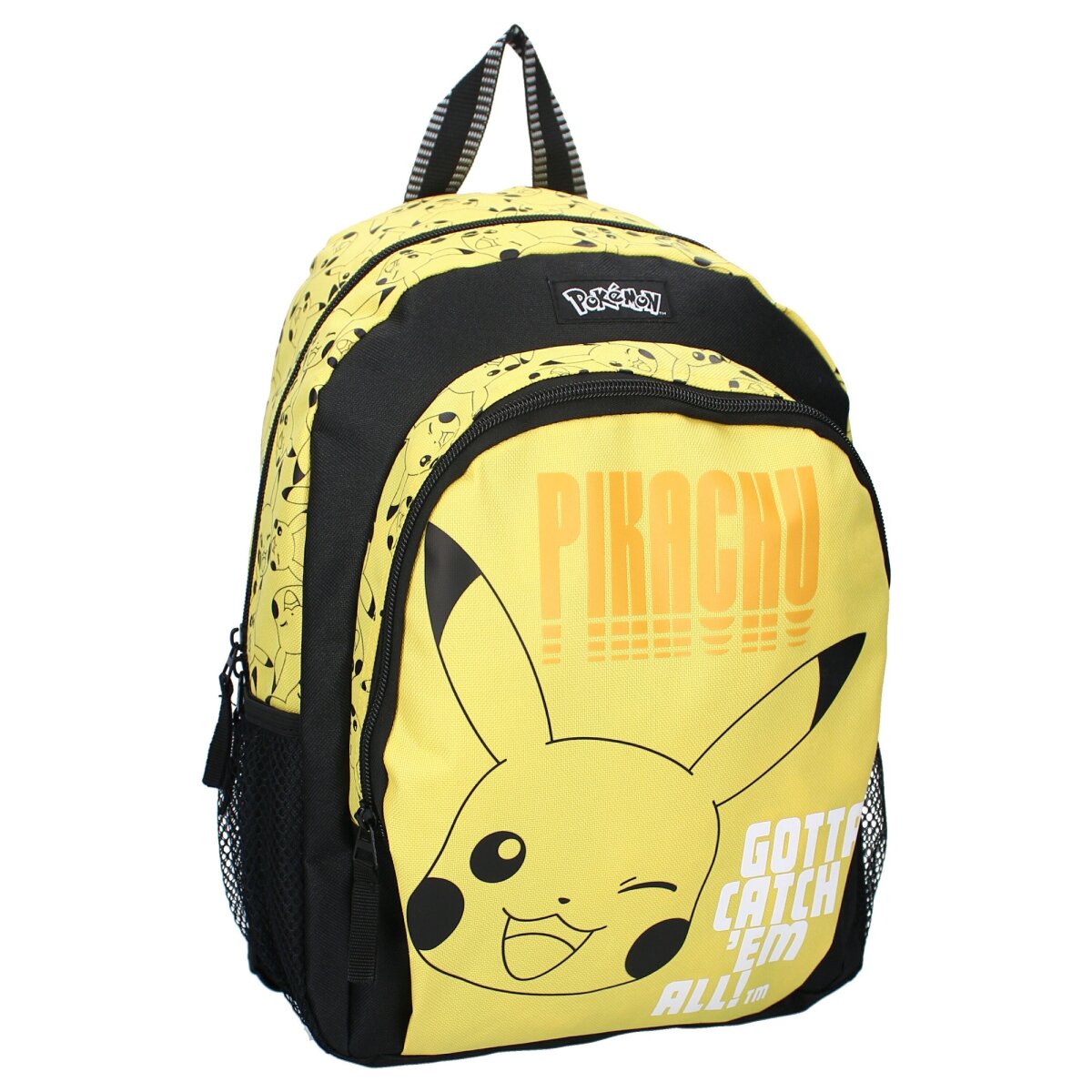Pikachu Rucksack Pok&eacute;mon High Voltage Tasche f&uuml;r Schule & Freizeit - Bild 1