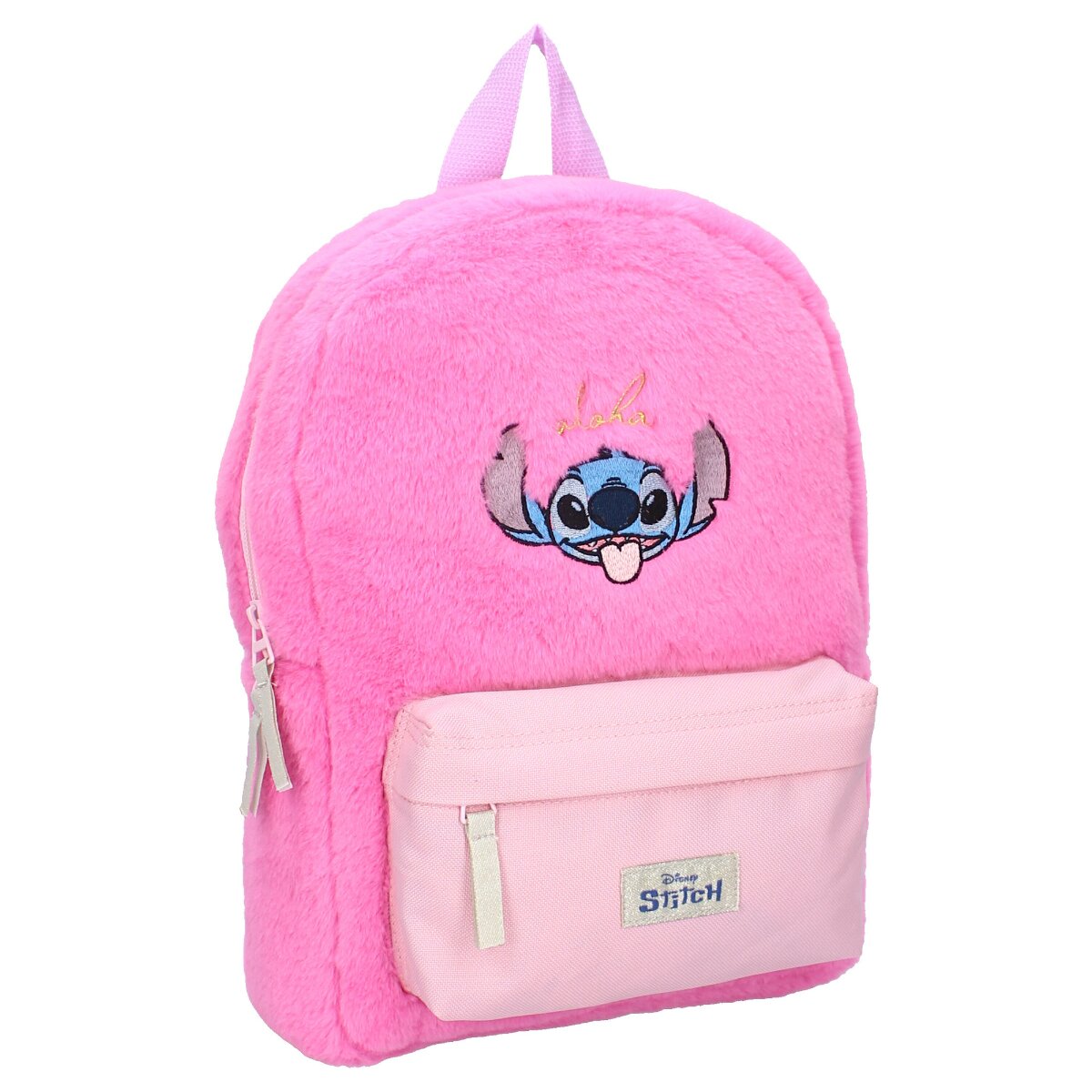Stitch Rucksack So Charming Rosa Pl&uuml;schrucksack mit goldenen Details - Bild 1