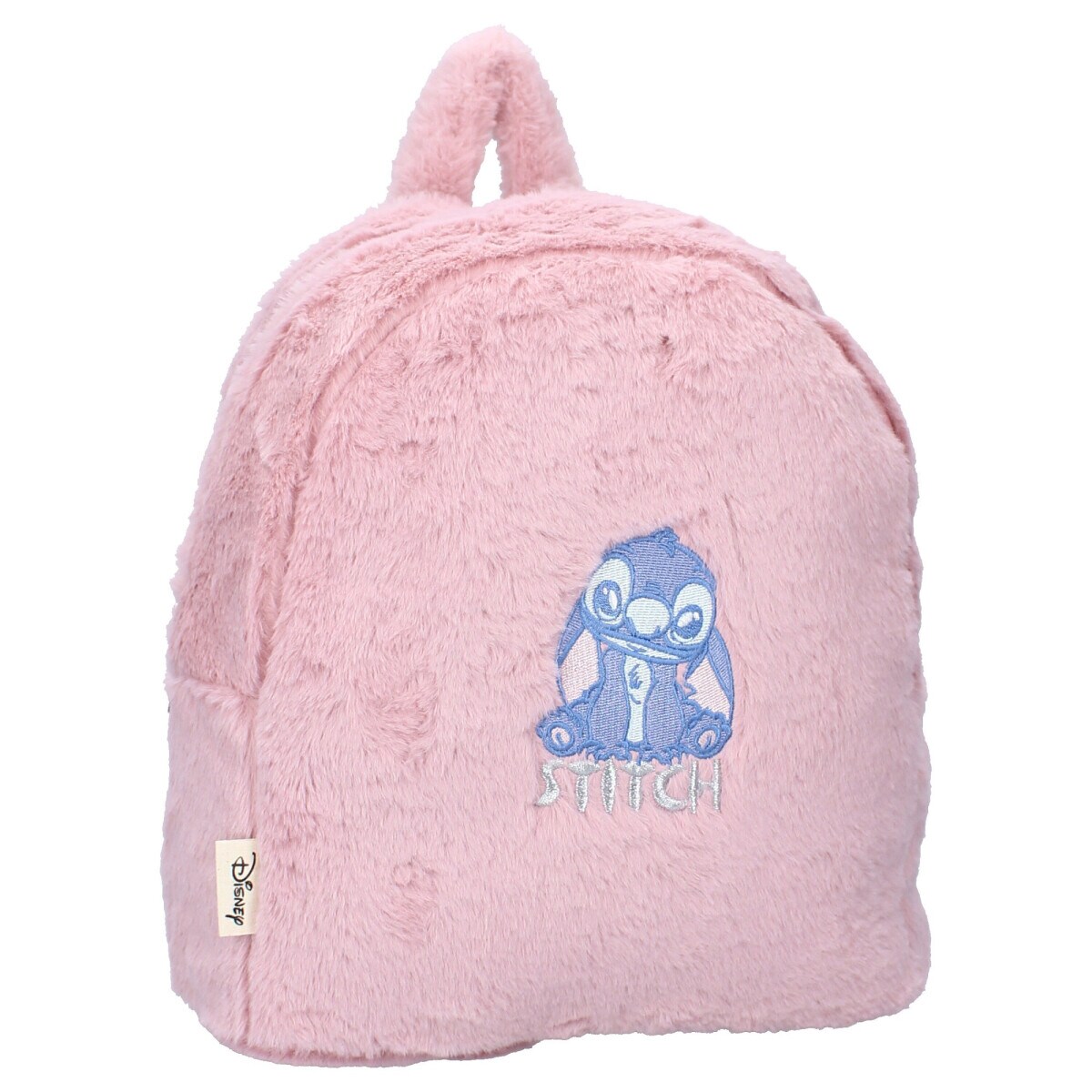Stitch Rucksack So Charming Rosa Plüschrucksack mit goldenen Details