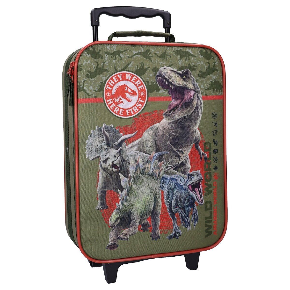 Jurassic World Kinder Trolley Koffer &ndash; Made To Roll Reisekoffer - Bild 1