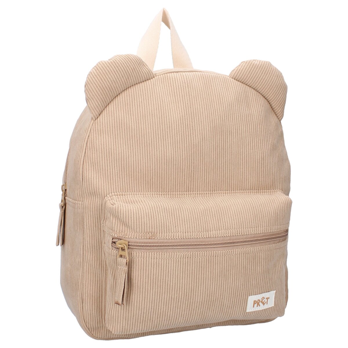 Pr&ecirc;t Rucksack 3D Ridge And Row &ndash; Beiger Kinder Rucksack aus - Bild 1