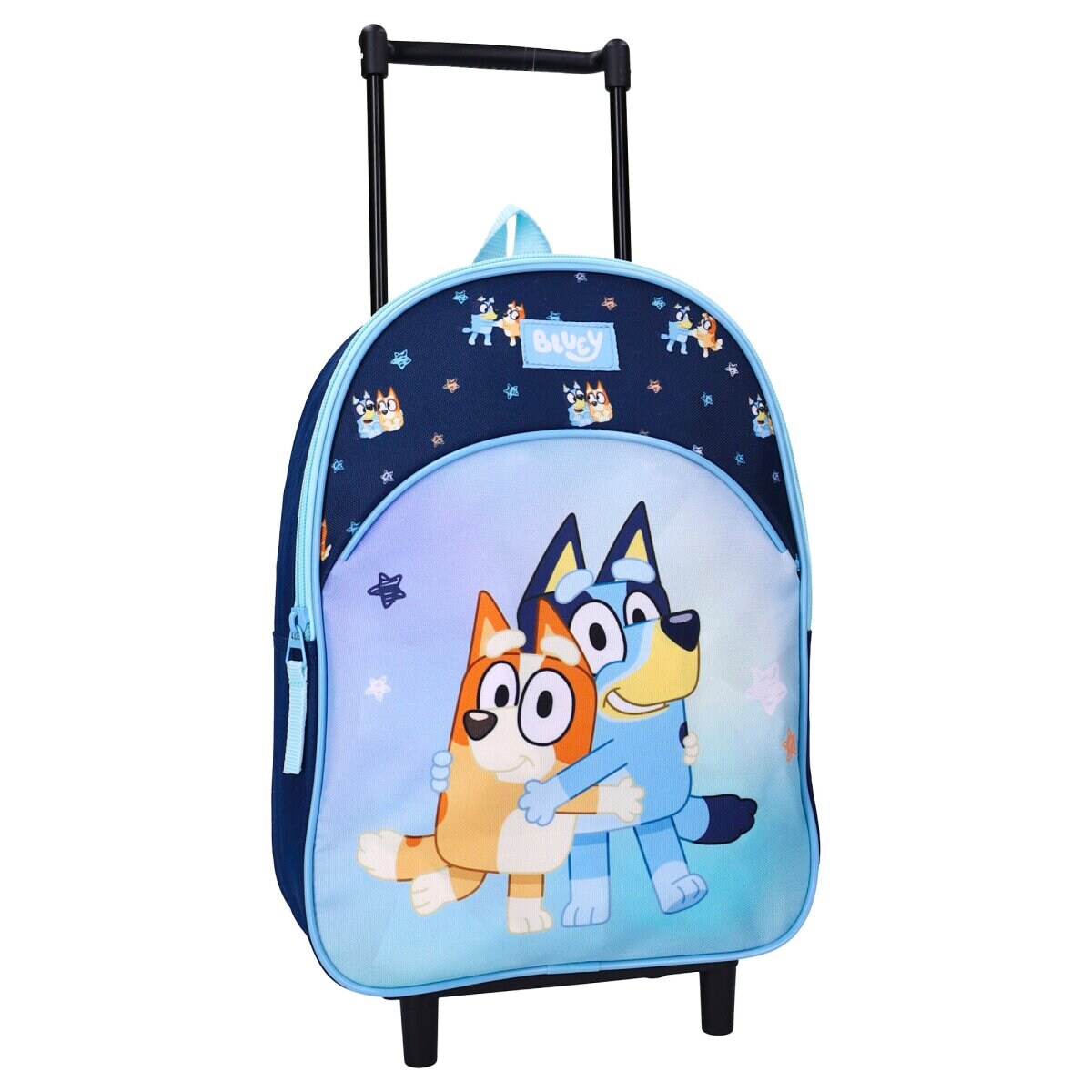 Bluey Smoochy Kiss Trolley Rucksack Kinder Schule Reisetasche mit