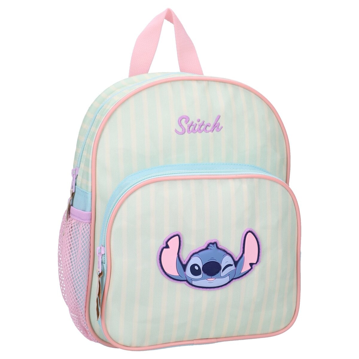 Disney Stitch Rucksack Kinder Schulrucksack Super Stripes Tasche - Bild 1