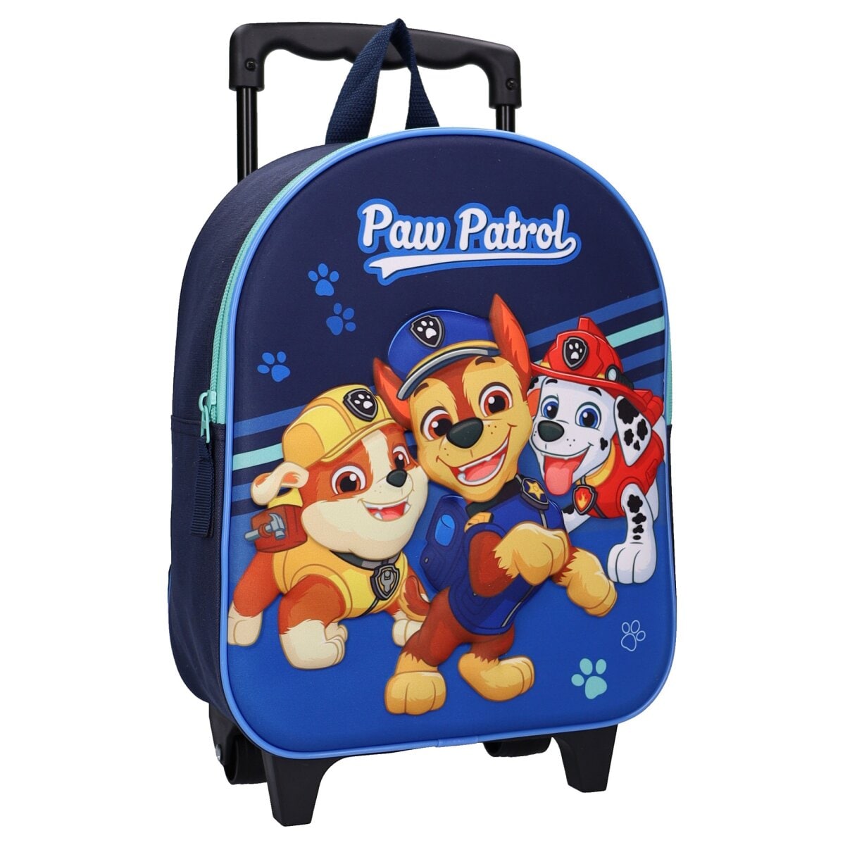 Paw Patrol 3D Trolley Rucksack Kinder Schulrucksack mit Rollen - Bild 1
